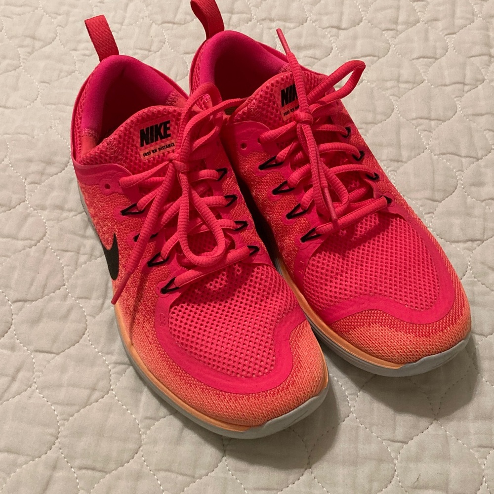 Nike Vivid Pink and Orange Running Shoes